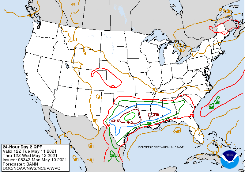 24-Hour Day 2 QPF
